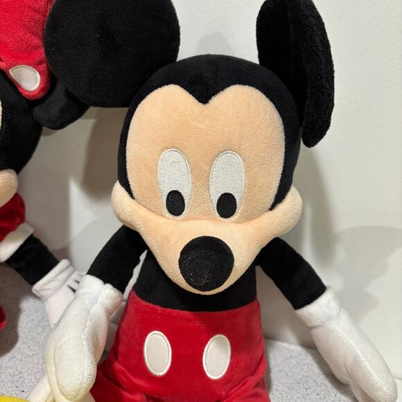 Disney Parks Original Mickey Mouse & Minnie Mouse Stuffed Plush Animals Pair - Picture 3 of 8
